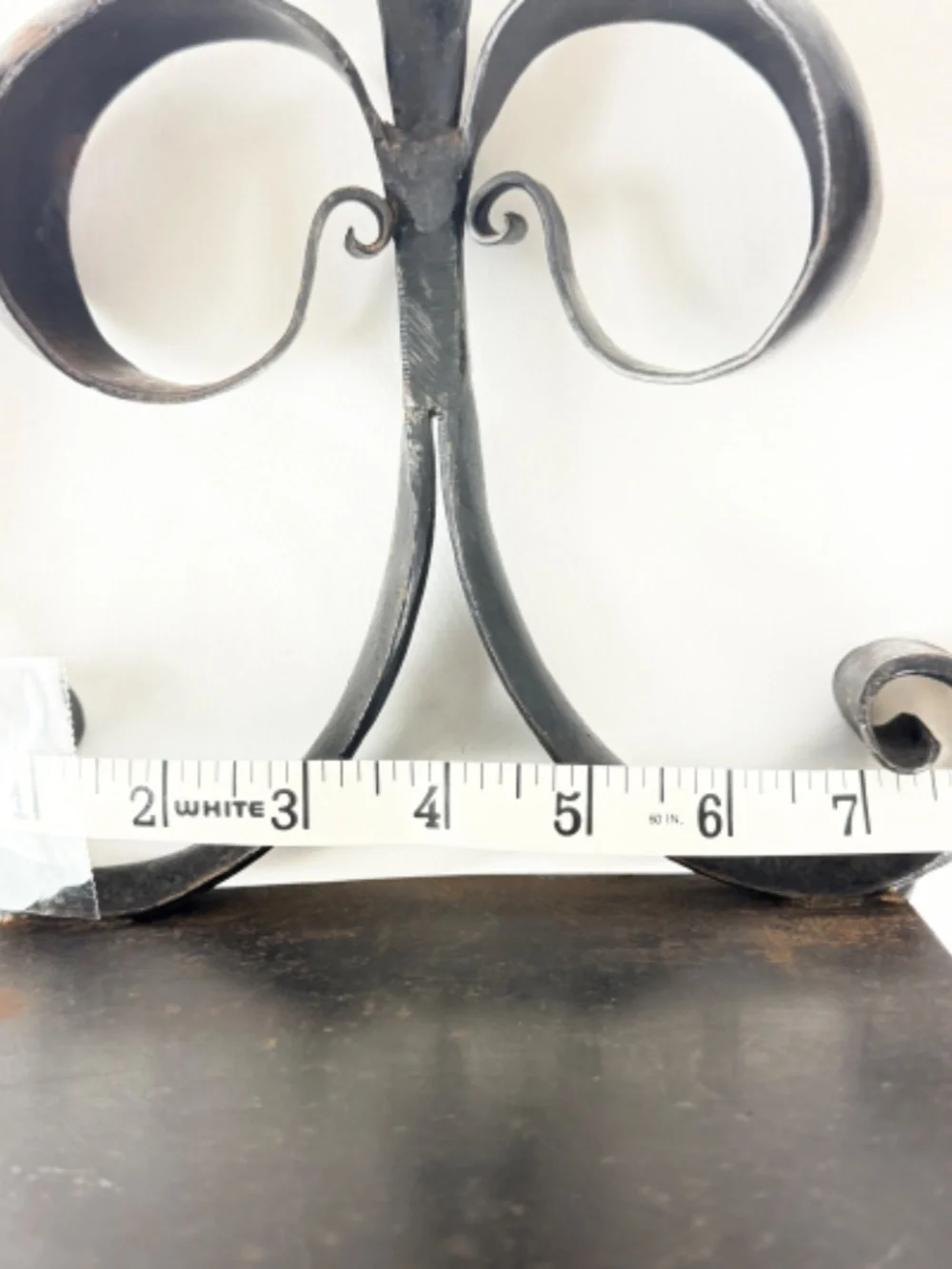 Antique Fleur De Lis Bookends for Large Volumes French Hand Forged Iron